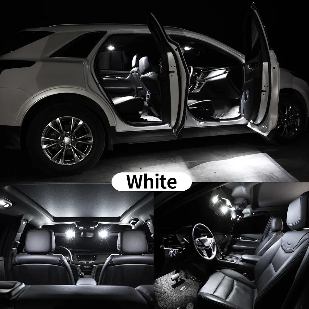 BADEYA-Kit d'ampoules de lecture Canbus White Brave Free, LED d'intérieur breton, Renault Clio 2, 3,