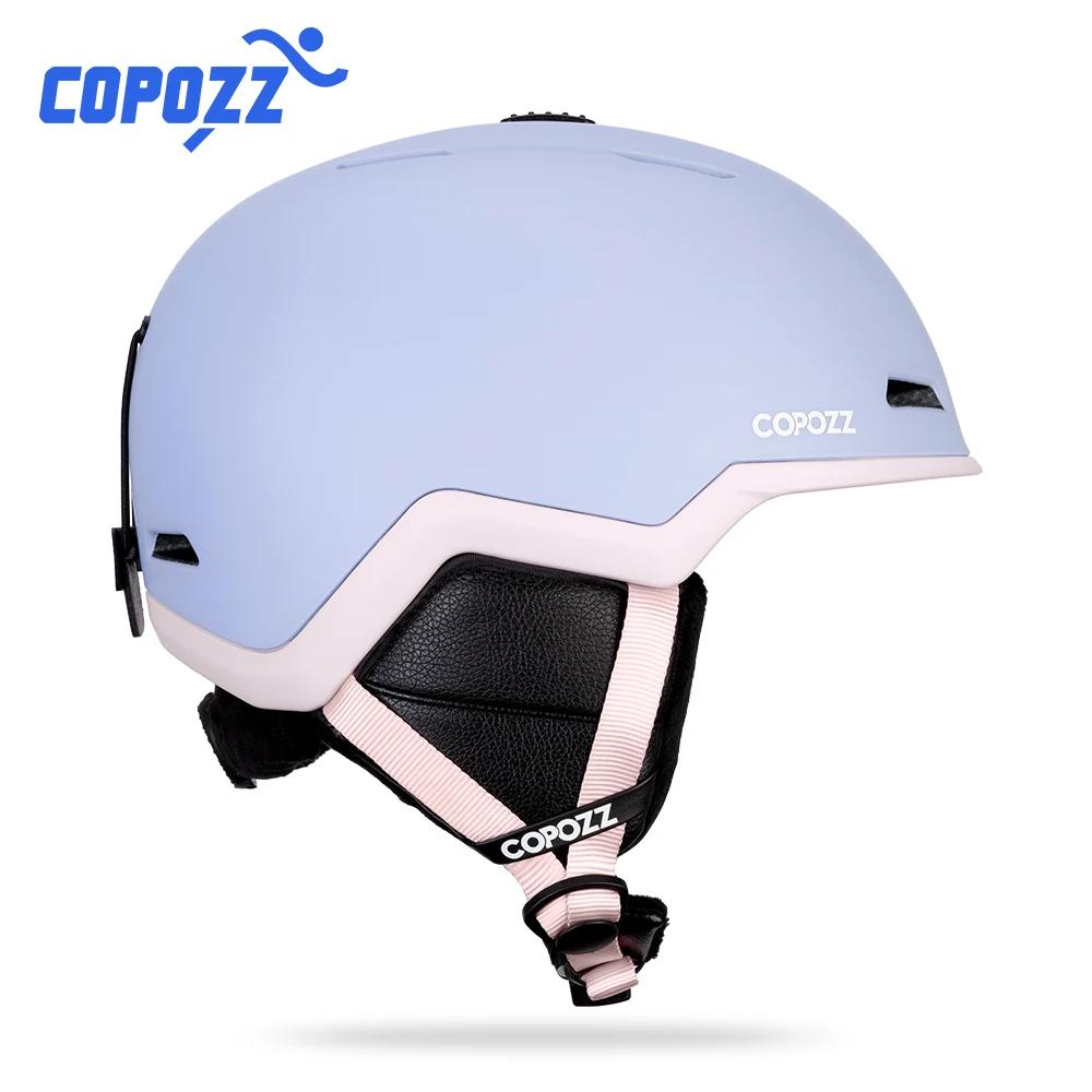 COPOZZ hiver Ski Snowboard casque semi-couvert Anti-impact casque de sécurité cyclisme motoneige Ski