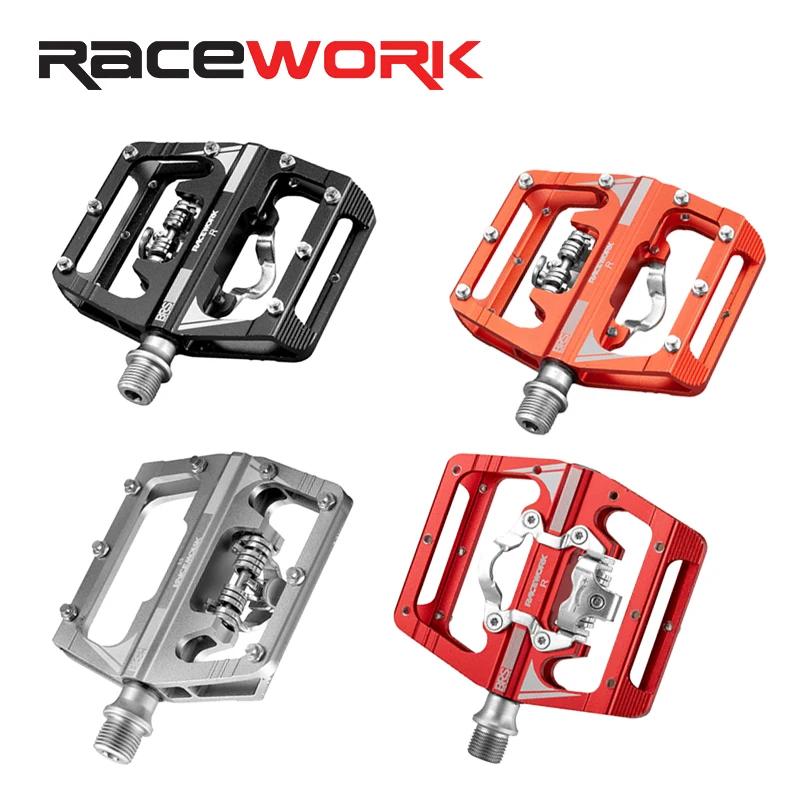 RACEasy-Pédales Mgem pour repose-pieds de vélo, pédales mixtes VTT, clip VTT, assistance au pied, do