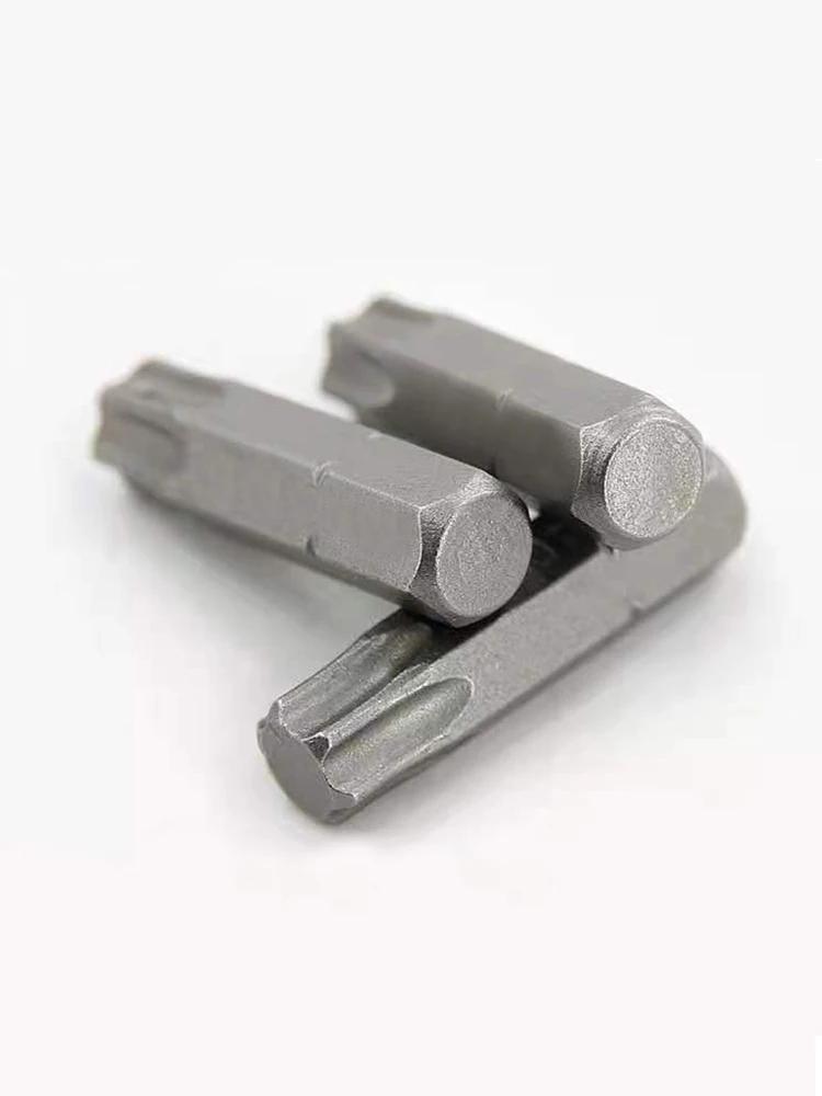 Jeu d'embouts de tournevis Torx T6 T7 T8 T9 T10 T15, en acier S2, 1/4 pouces, 6.35mm, tige hexagonal