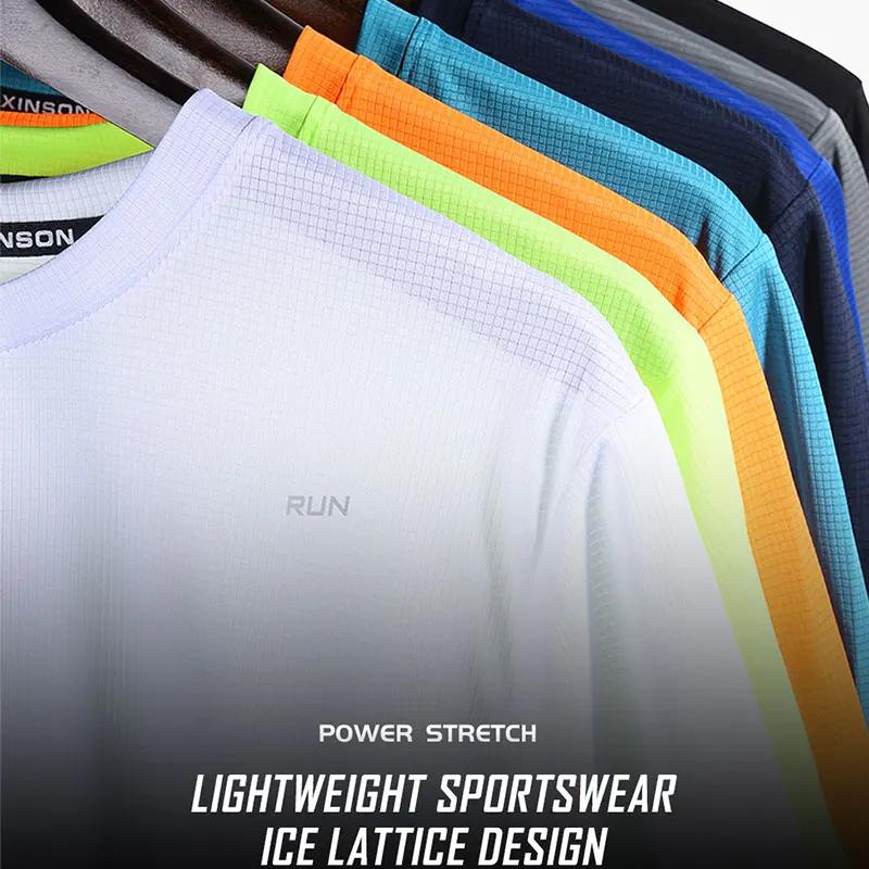 Vêtements à séchage rapide T-Shirt à manches longues pour hommes respirant Absorption de la sueur sé