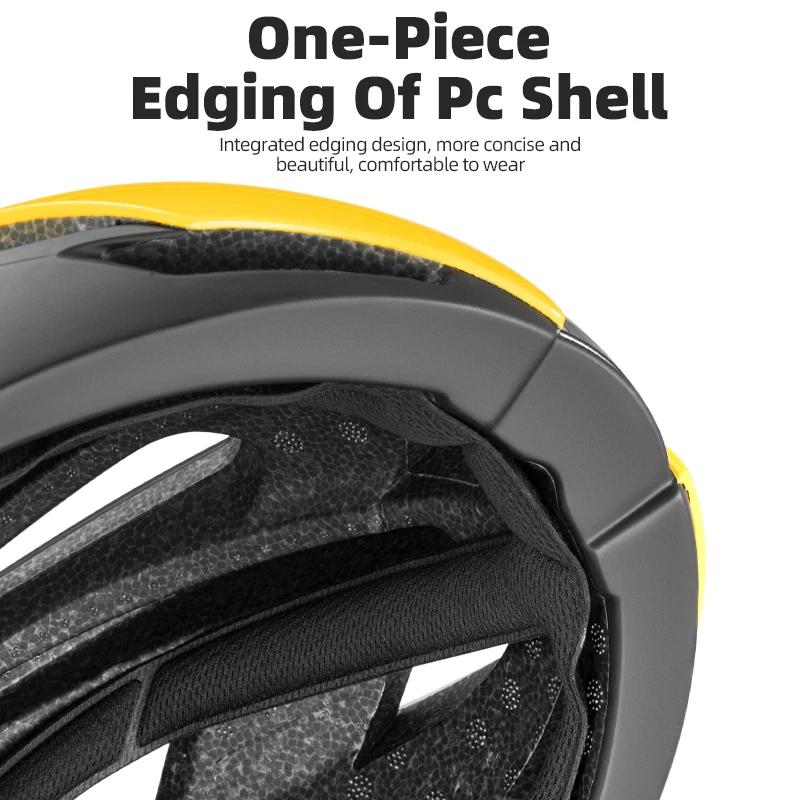 ROCKBROS-casque de vélo ultraléger, casque de vélo de route, vtt, Scooter, casque de moto