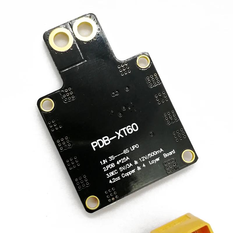 Hub d'alimentation 30,5x30,5mm 3-6S PDB XT60, carte de Distribution d'énergie PDB-XT60 avec BEC 5V/1