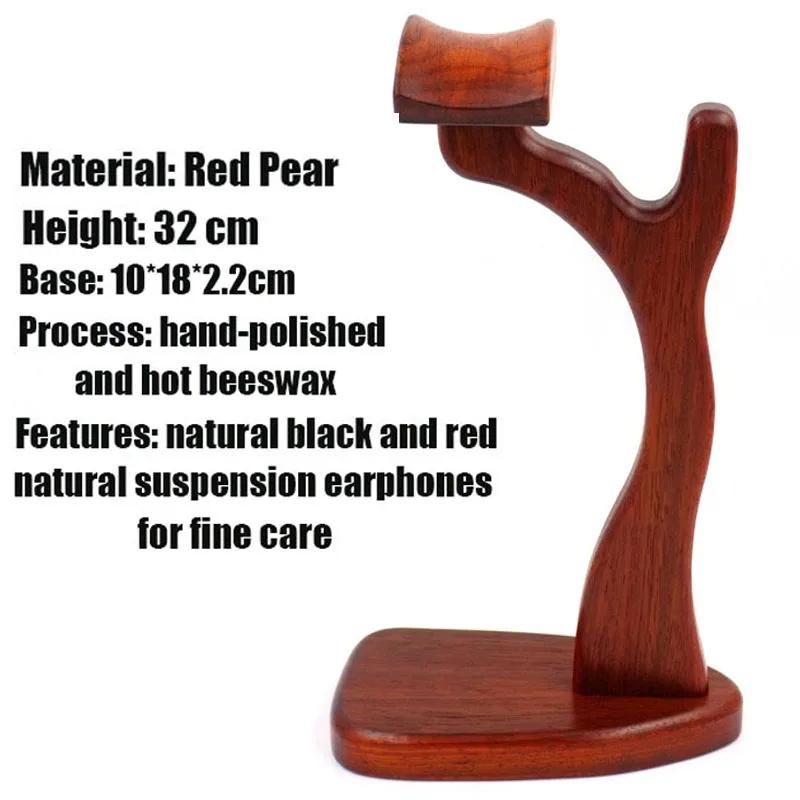 Support pour écouteurs classique en bois, support universel pour écouteurs, présentoir de bureau pou