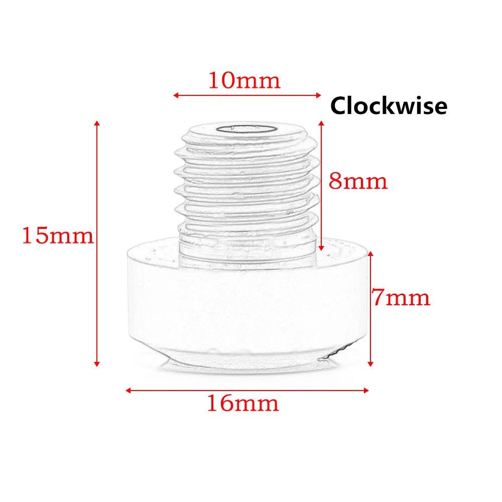 2 pièces universel moto CNC M10 * 1.25 M8 * 1.25 trou de miroir bouchon vis boulons couvre bouchons