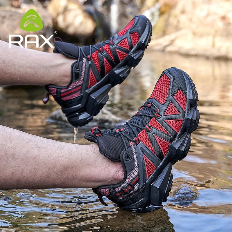 RAX chaussures de randonnée homme maille respirante - Baskets trekking camping et tourisme printemps