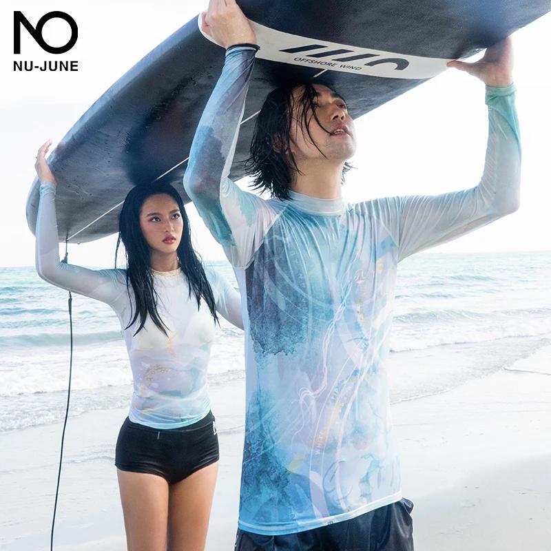 Maillot de bain manches longues homme - Chemise surf UV protection Rash Guard été natation