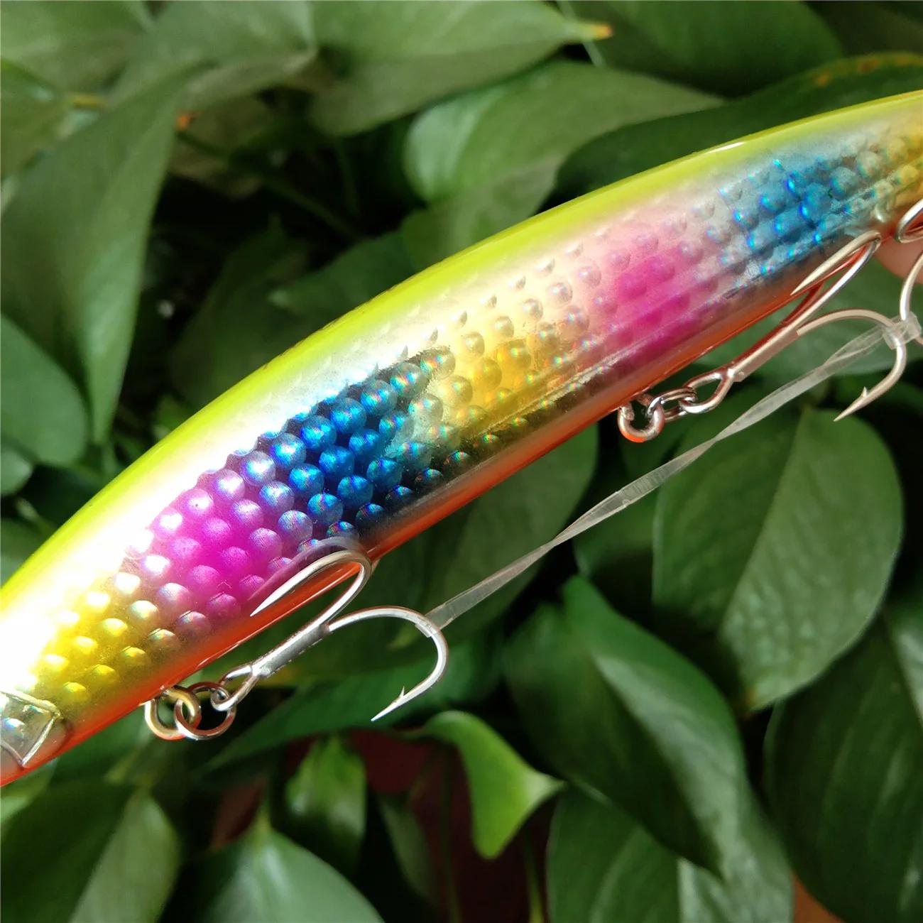 TSURINOYA-Leurre méné rigide flottant DW111, appât Élidéal pour la pêche au bar en mer, 130mm, 23g,