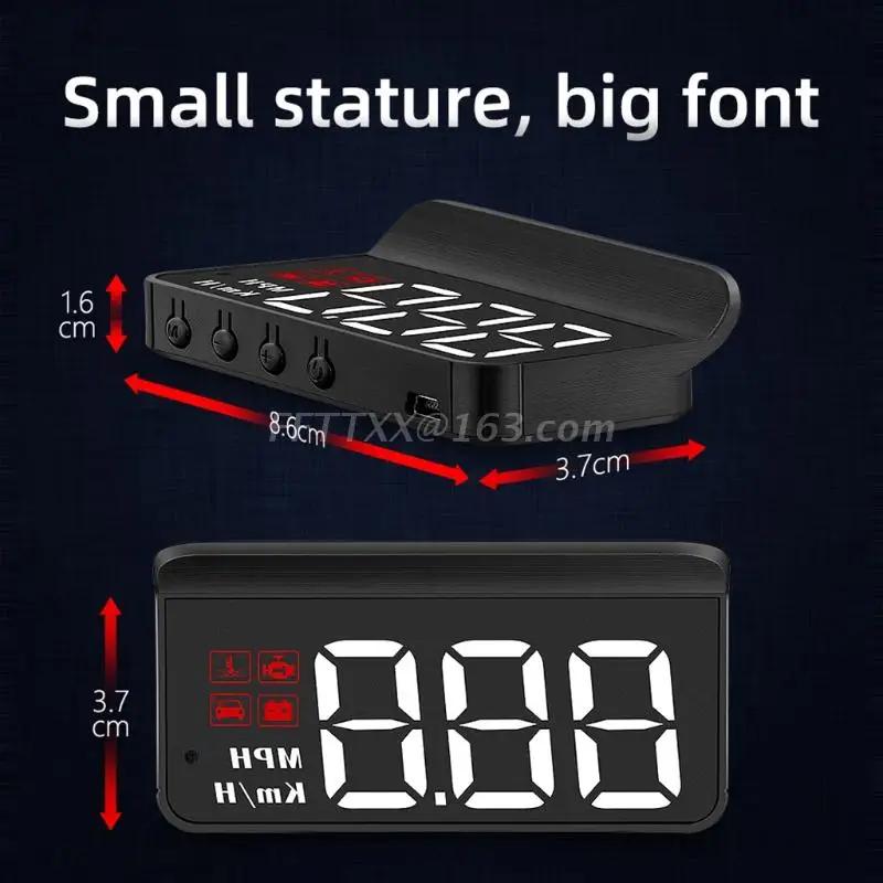 Affichage tête haute HUD M3, nouveau modèle de voiture OBD2, avertissement de survitesse, pare-brise
