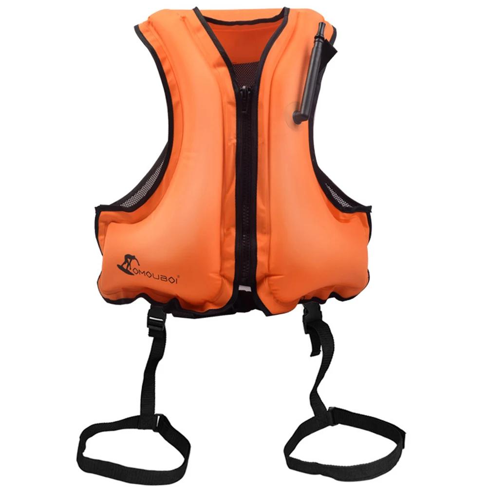 Gilet de sauvetage gonflable pour adultes, gilet de sauvetage pour natation, bateau, plongée en apné