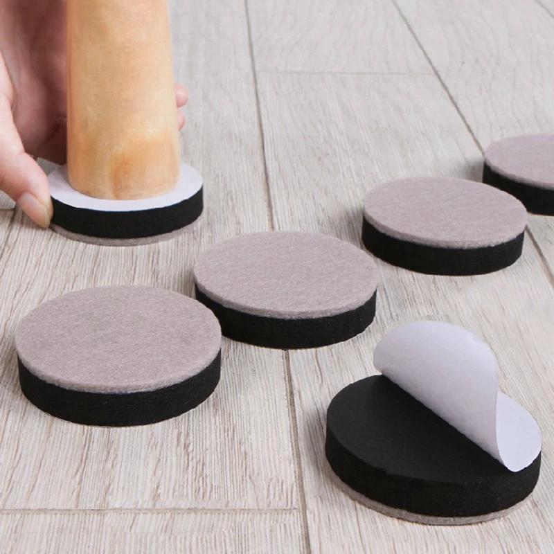 Rehausseurs de meubles ronds (4 pièces) pour lit et canapé, ajoute 16,5 cm de hauteur aux meubles, r