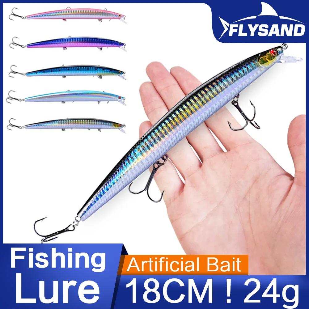 FLYSAND leurres de pêche 18 cm/24g appâts de pêche appâts durs Isca Artificiais Pesca mer Wobbler ap