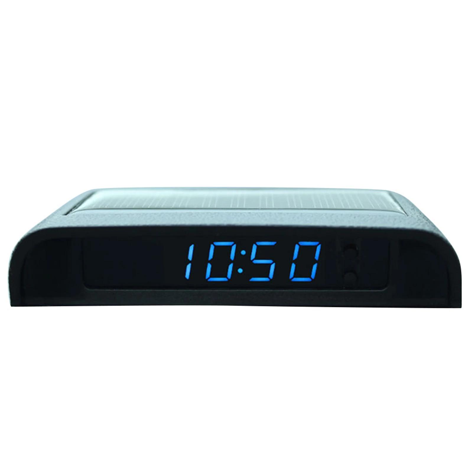 Horloge Numérique Interne de Voiture avec Batterie spatirée, Accessoire de Décoration Solaire, 6224