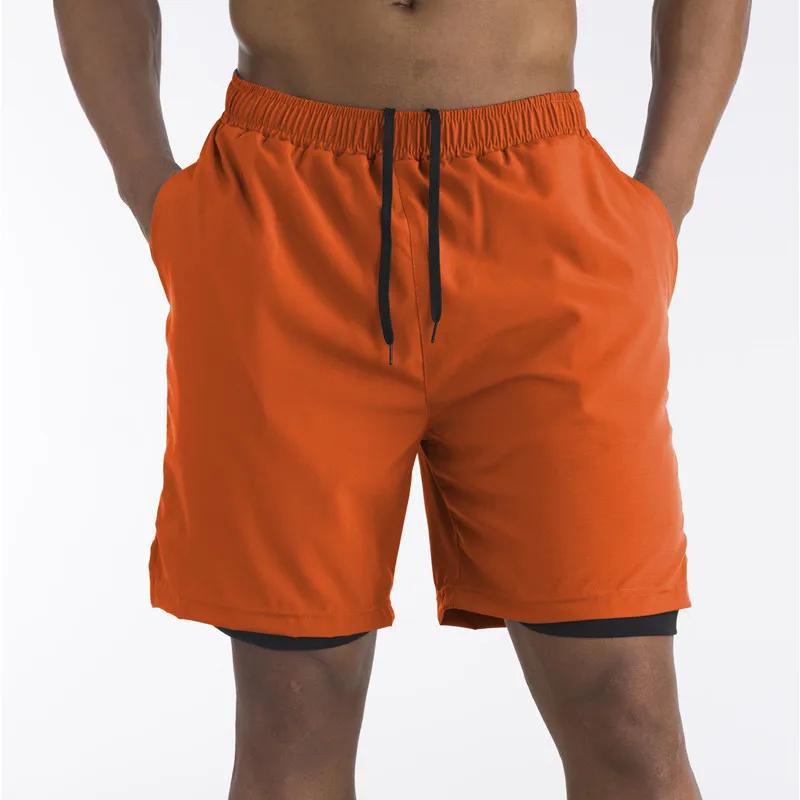 Shorts de course homme 2 en 1 été 2026 - Séchage rapide pour jogging, fitness et gym