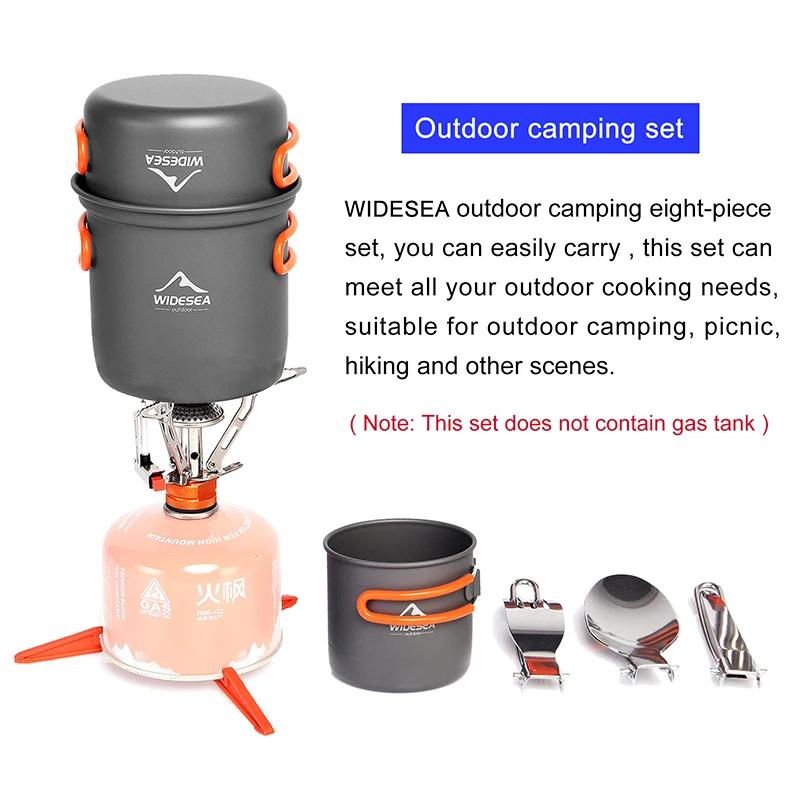 ESEA-Ensemble d'ustensiles de cuisine de camping, ustensiles de cuisine d'extérieur, fournitures d'é