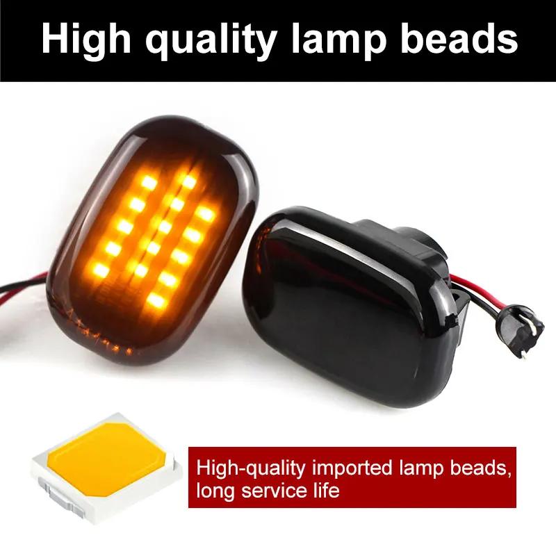 2 feux de clignotant latéraux dynamiques à Led Canbus pour Toyota Corolla RAV4 Prius Yaris Camry Vio