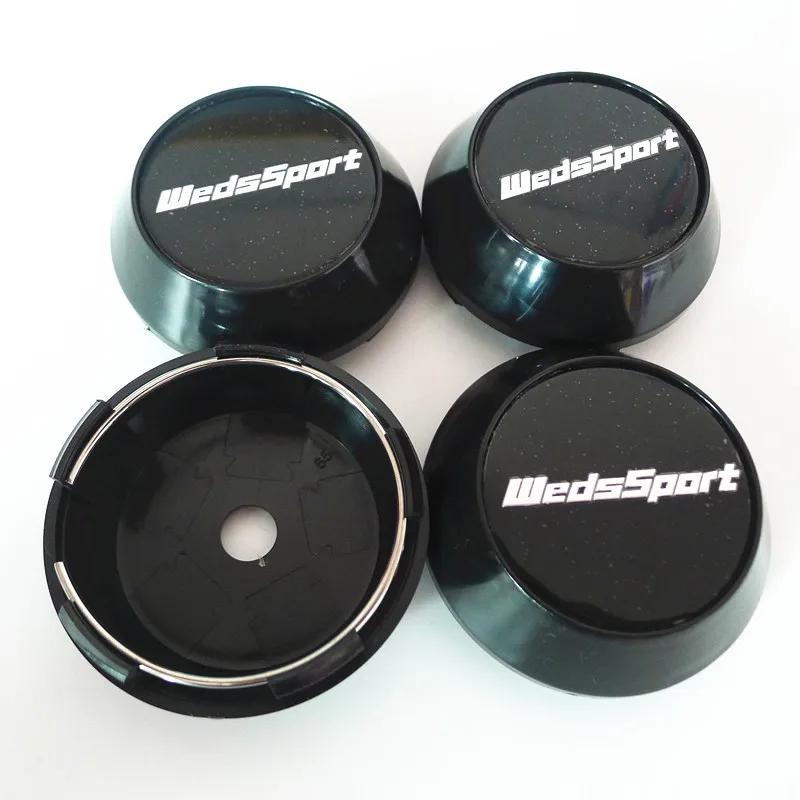Centre de roue WedsSport 65mm, 4 pièces, capuchons de moyeu, Logo de Sport, emblème, Badge, couvertu
