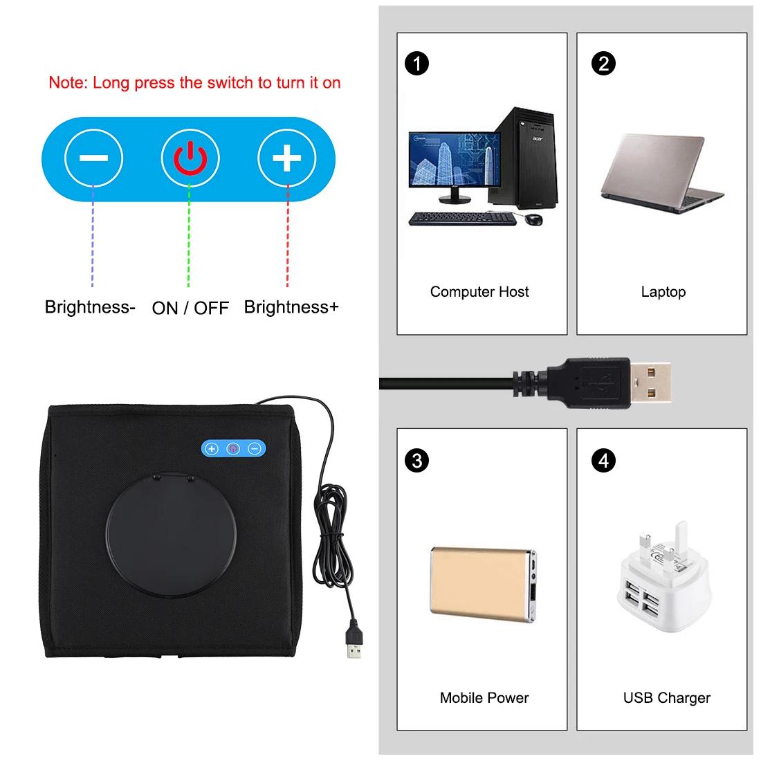 PULUZ Lightbox 80 60 50 40 30cm Photo lumière LED Studio Kits 6 12 arrière-plans de couleur photogra