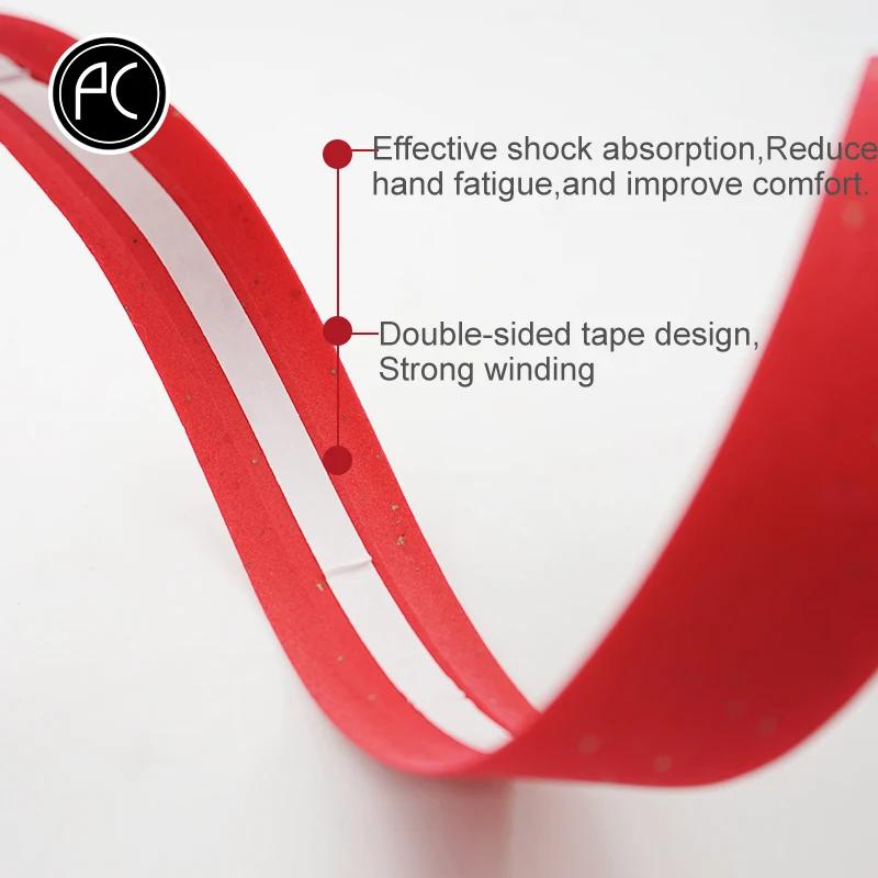 PCycling – bande de guidon de vélo en liège EVA, ceinture anti-poussière, vtt, vélo de route, bande