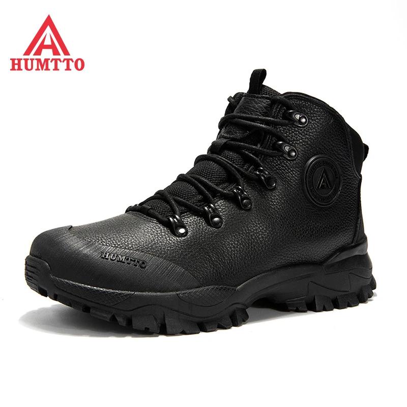 Chaussures de randonnée respirantes HUMTTO pour hommes - Bottes imperméables pour trekking hiver