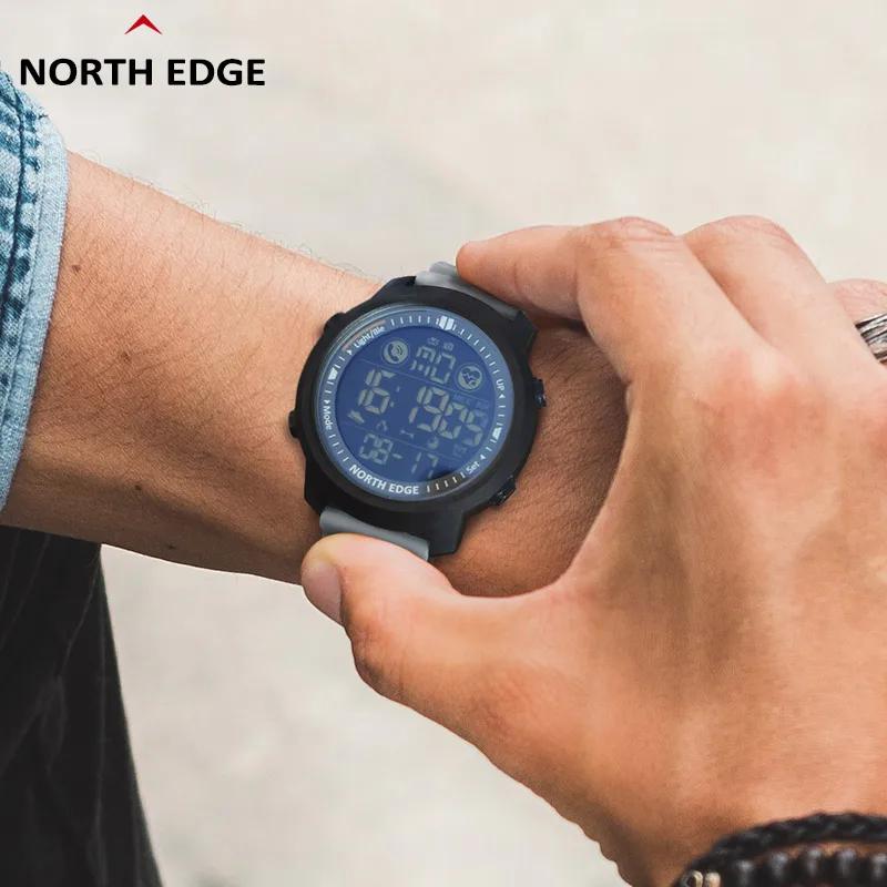 NORTH EDGE hommes montre intelligente moniteur de fréquence cardiaque femmes Smartwatch natation cou