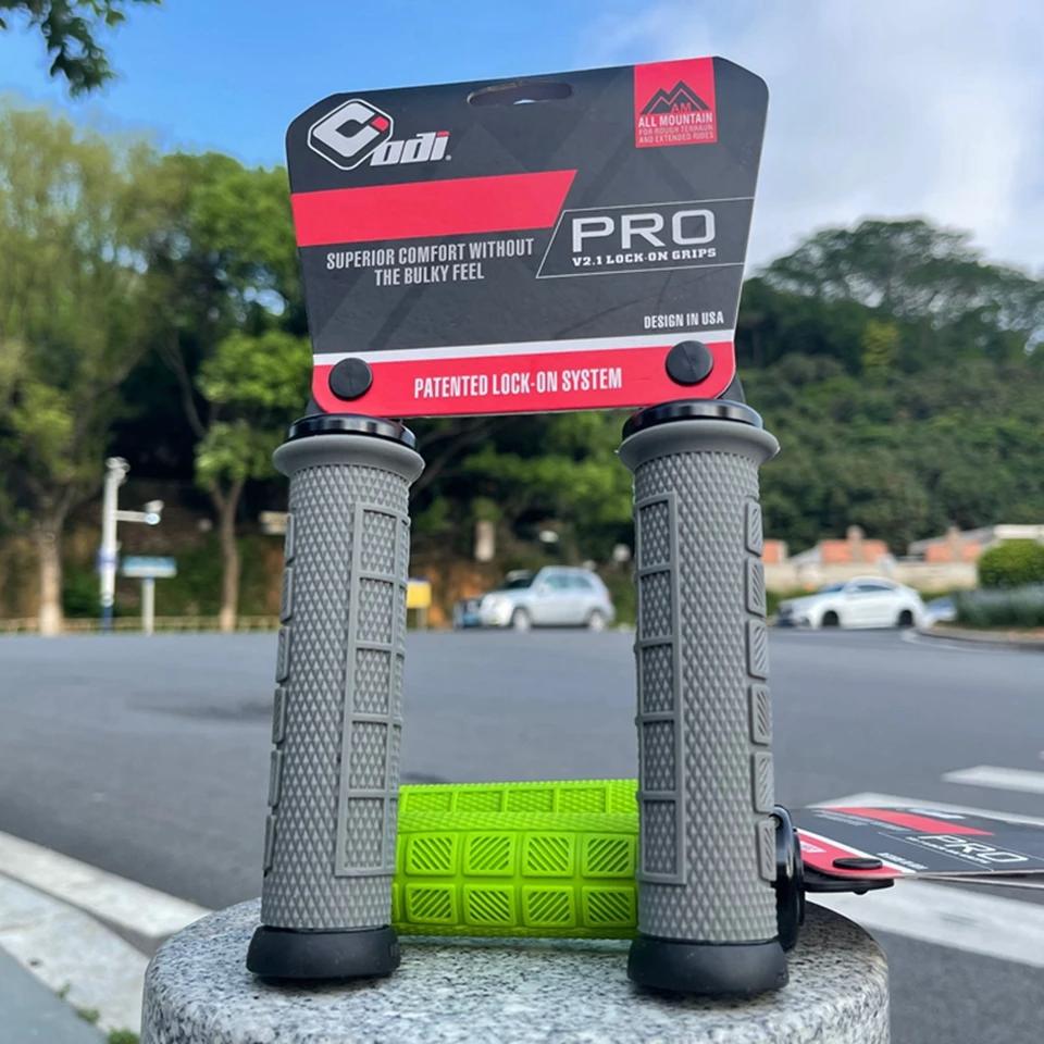 ODI – poignées de verrouillage de vélo pour vtt, couverture de guidon en alliage d'aluminium + Gel d