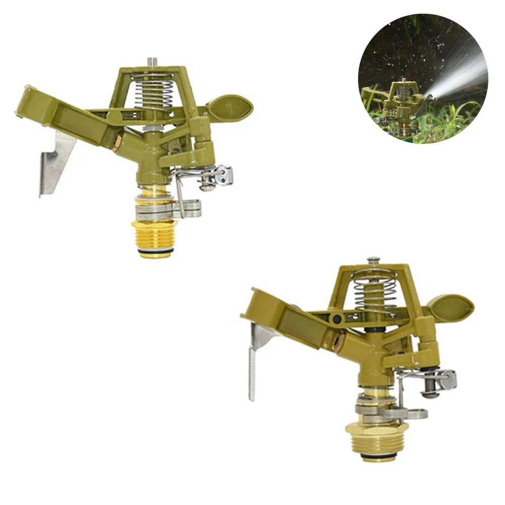 Arroseur à pulsation en métal de 1/2 3/4 pouces, culbuteur à 360 degrés, arroseurs rotatifs pour pel