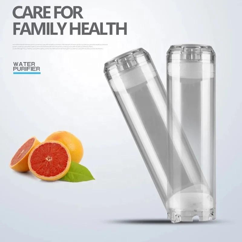 YenvQee cartouche transparente vide réutilisable de 10 pouces/5 pouces pour la résine, outils de fil