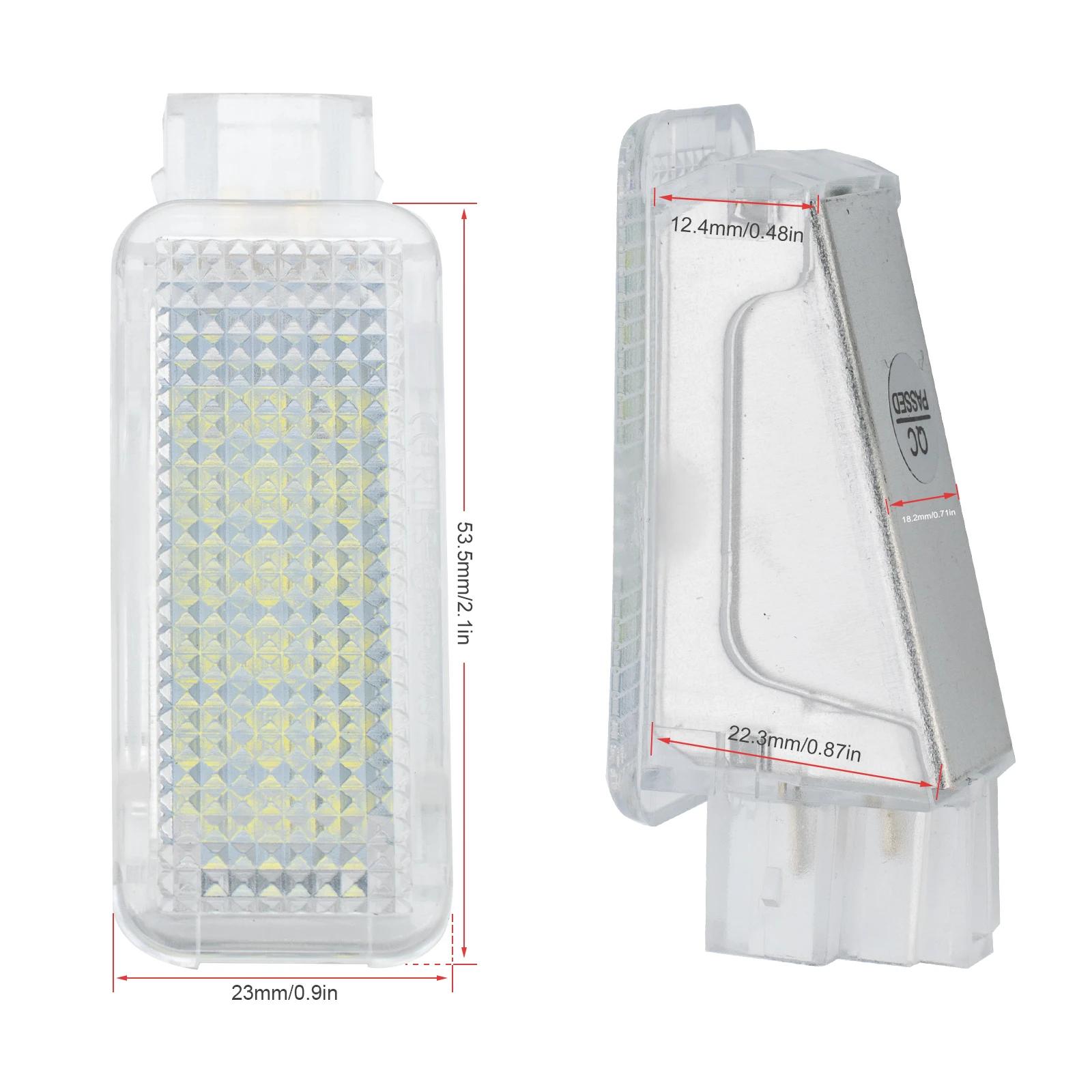 Lampe de courtoisie LED blanche sous la porte, lumière de plancher, lampe de coffre, Audi A4, Horizo