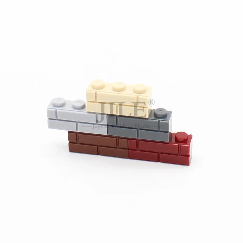 Blocs de Construction à monter soi-même, figurines murales, briques 1x2 1x3 1x4 points, jouets créat