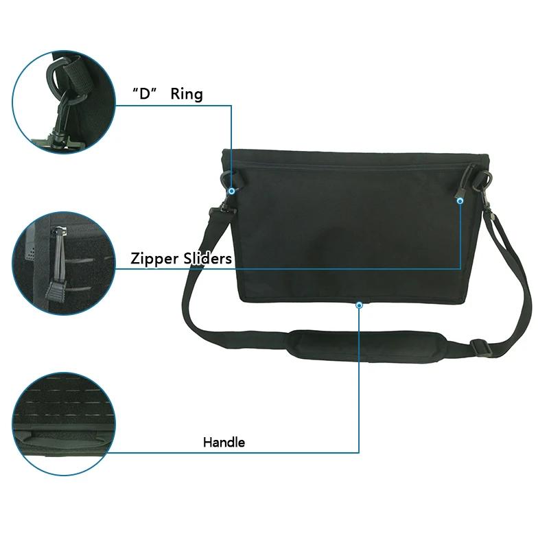 Molle-Sac à dos militaire pour ordinateur portable, sacs DulMessenger, ceinture banane, épaule, camp