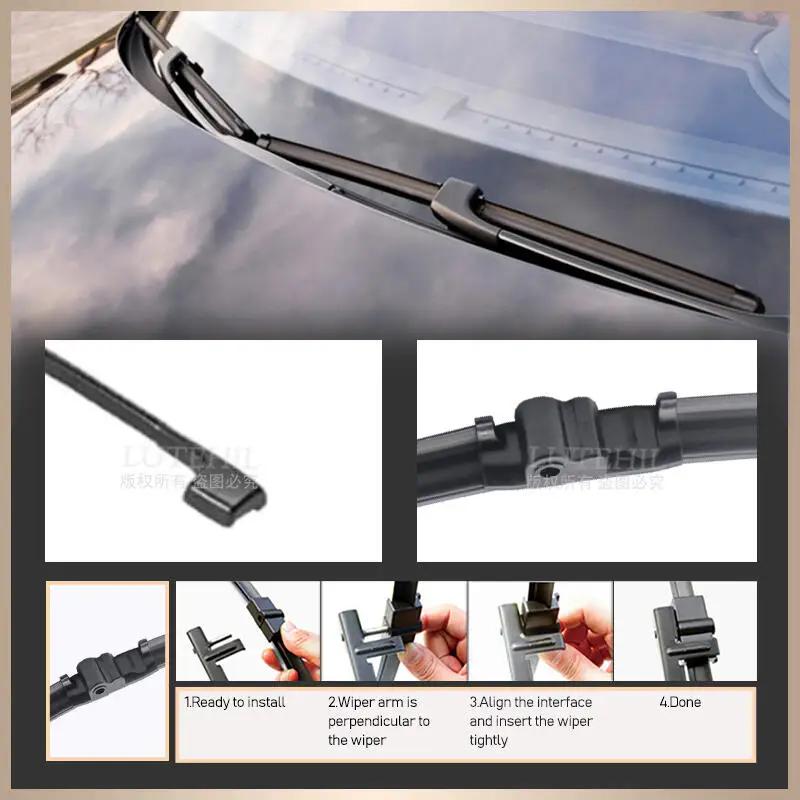 Pour Volkswagen VW Touareg 2003-2006 2004 2005 balais d'essuie-glace avant et arrière brosses de fen