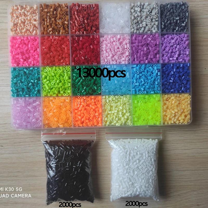 Perles Perler créatives 24/72 couleurs, Kit de jouets pour enfants, perles Hama de 2.6mm, Puzzle 3D,
