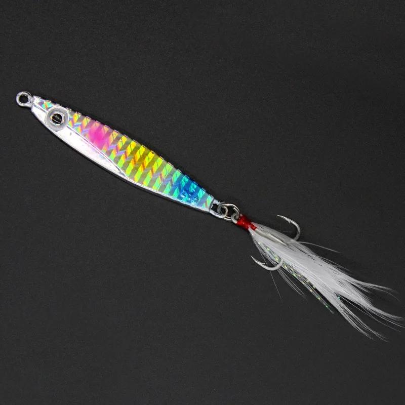 1 pièces métal Spinner gabarit leurre de pêche 4.5-7.5 cm 7-30g coulant dur appât artificiel plomb p