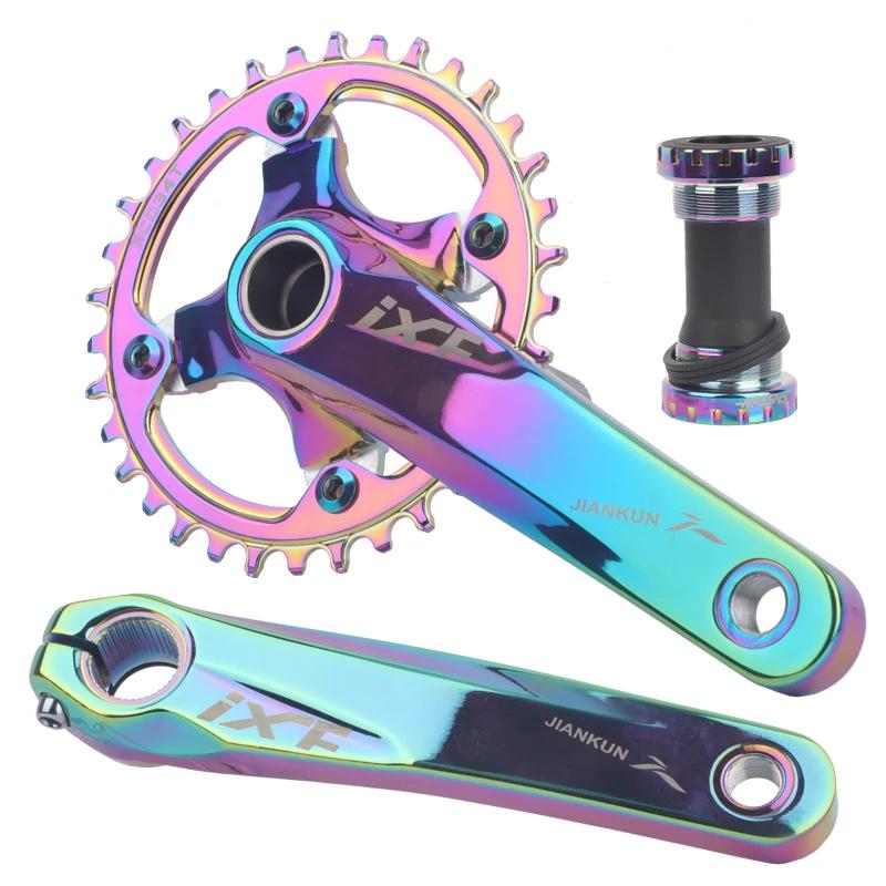 IXF – bras de manivelle intégrés pour vtt, pour vélo Hollowtech 104 Bcd 2 couronnes 32/34/36/38T, bi