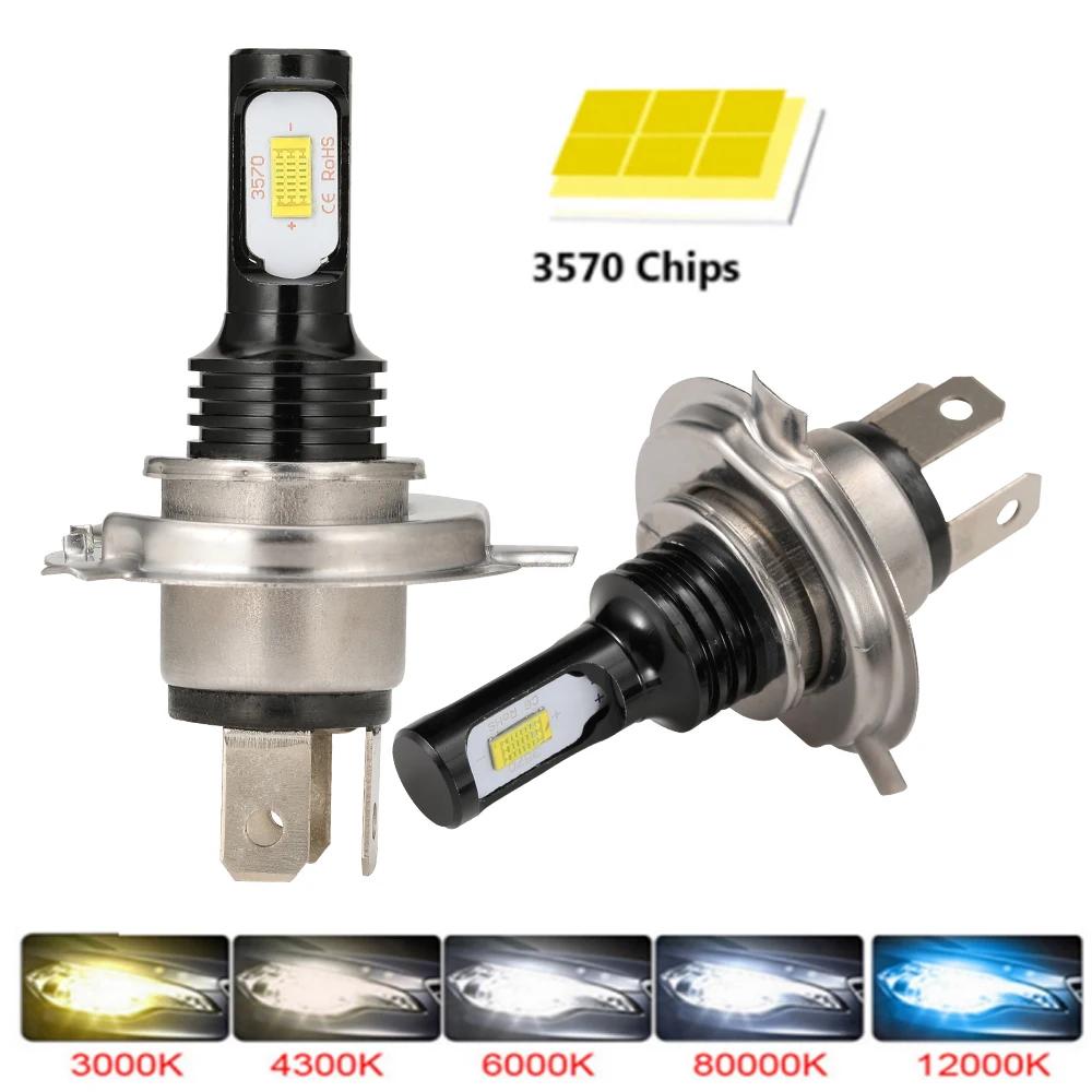 Phare LED Canbus Turbo pour Voiture, Phare Antibrouillard pour Sauna, Puce CSP, H7, 20000LM, 4300K,