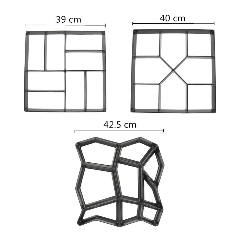 Moule de chaussée pour promenade de jardin, bricolage, pavage manuel, brique de ciment, pierre de ro