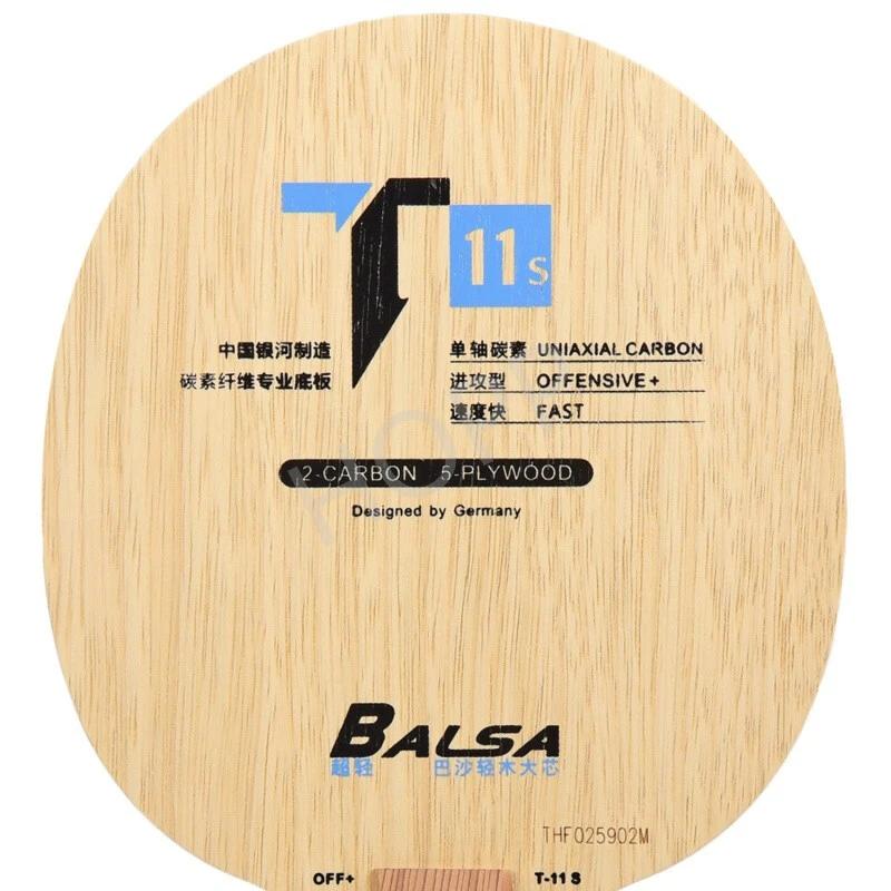 YINHE T-11 T11S (Balsa léger carbone) lame de Tennis de Table YINHE T11/T11 + raquette Galaxy origin