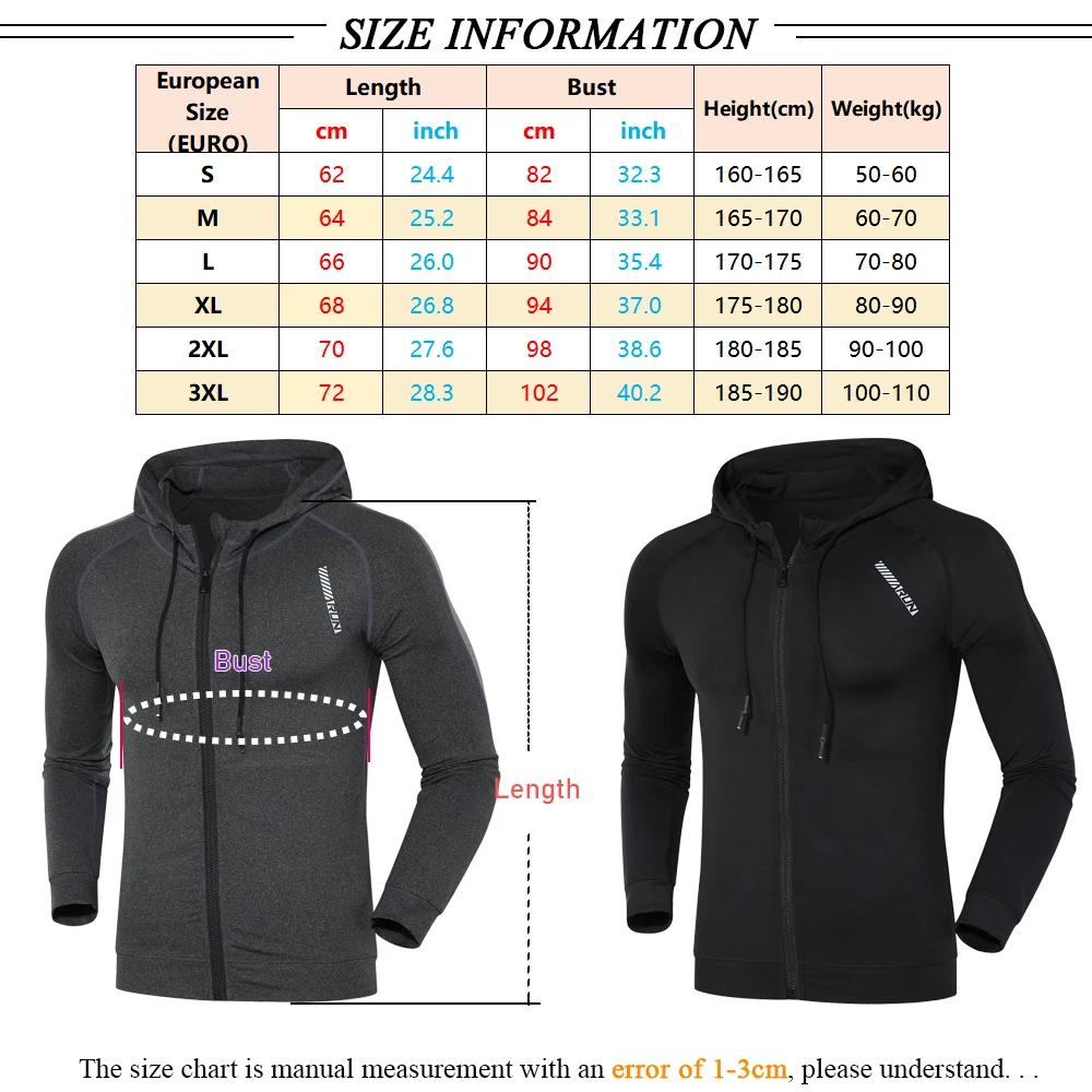 Vestes de sport à capuche pour hommes, fermeture éclair, mince, randonnée, confortable, élastique, s
