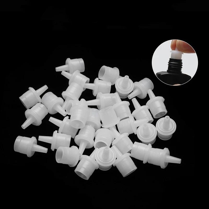 Bouchon de bouteille de colle pour cils, 20 pièces, buse de tasse adhésive, support adhésif, bouchon