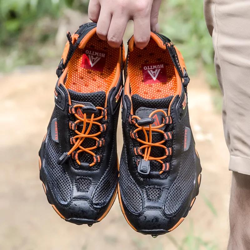 HUMTTO-Chaussures de Randonnée d'Été pour Homme et Femme, Baskets de Trekking en Plein Air, Escalade