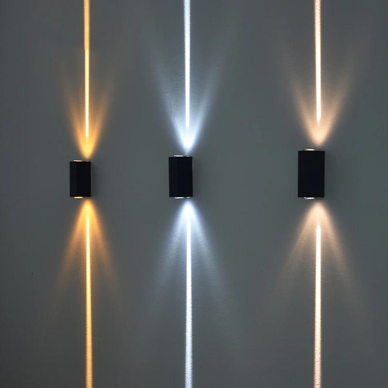 Applique murale extérieure étanche LED COB étanche IP65 applique en aluminium éclairage porche lampe