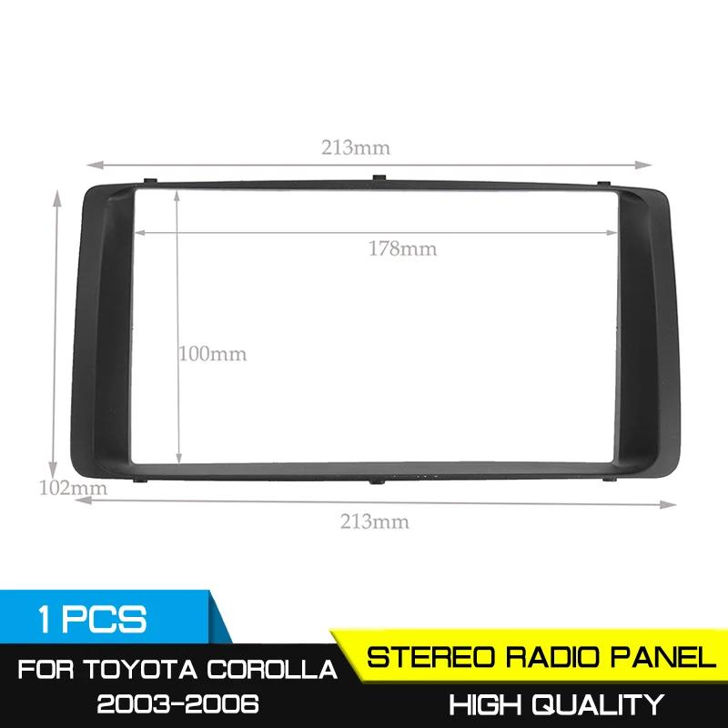 Pour Toyota Corolla 2003 2004 2005 2006 2 Din voiture stéréo Radio Audio tableau de bord DVD CD Fasc