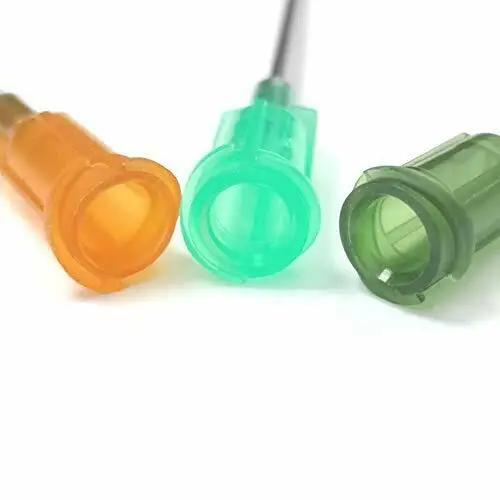 50pcs 12mm pointes de précision distributeur de liquide seringue aiguilles conseils 304 14G -30G con