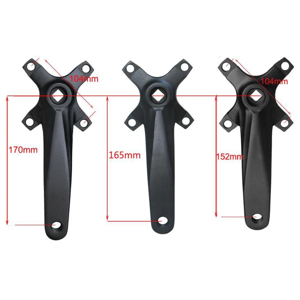104BCD – pignon de manivelle de vélo, 152/165/170mm, pour vtt, trou carré, 30T 32T 34T 36T 38T, plat