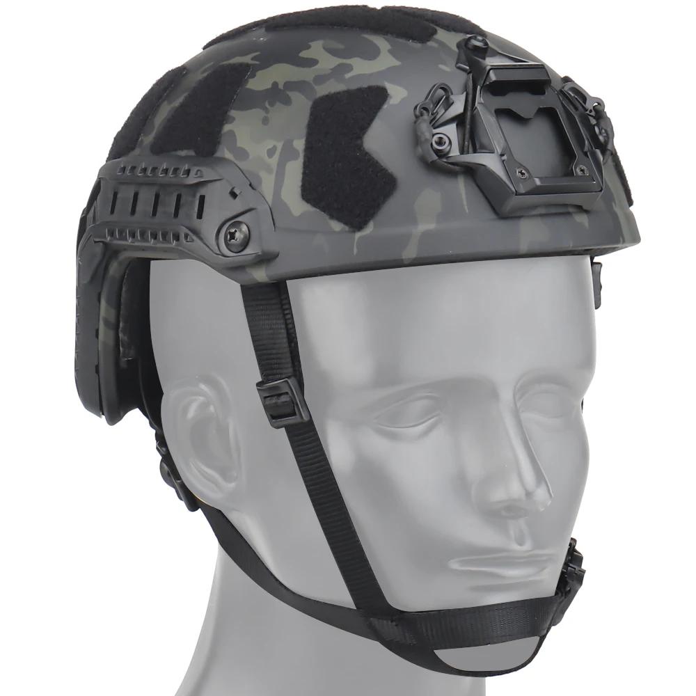 Casque de protection tactique rapide SF SUPER HIGH CUT, casque de chasse en plein air, tir CS Airsof