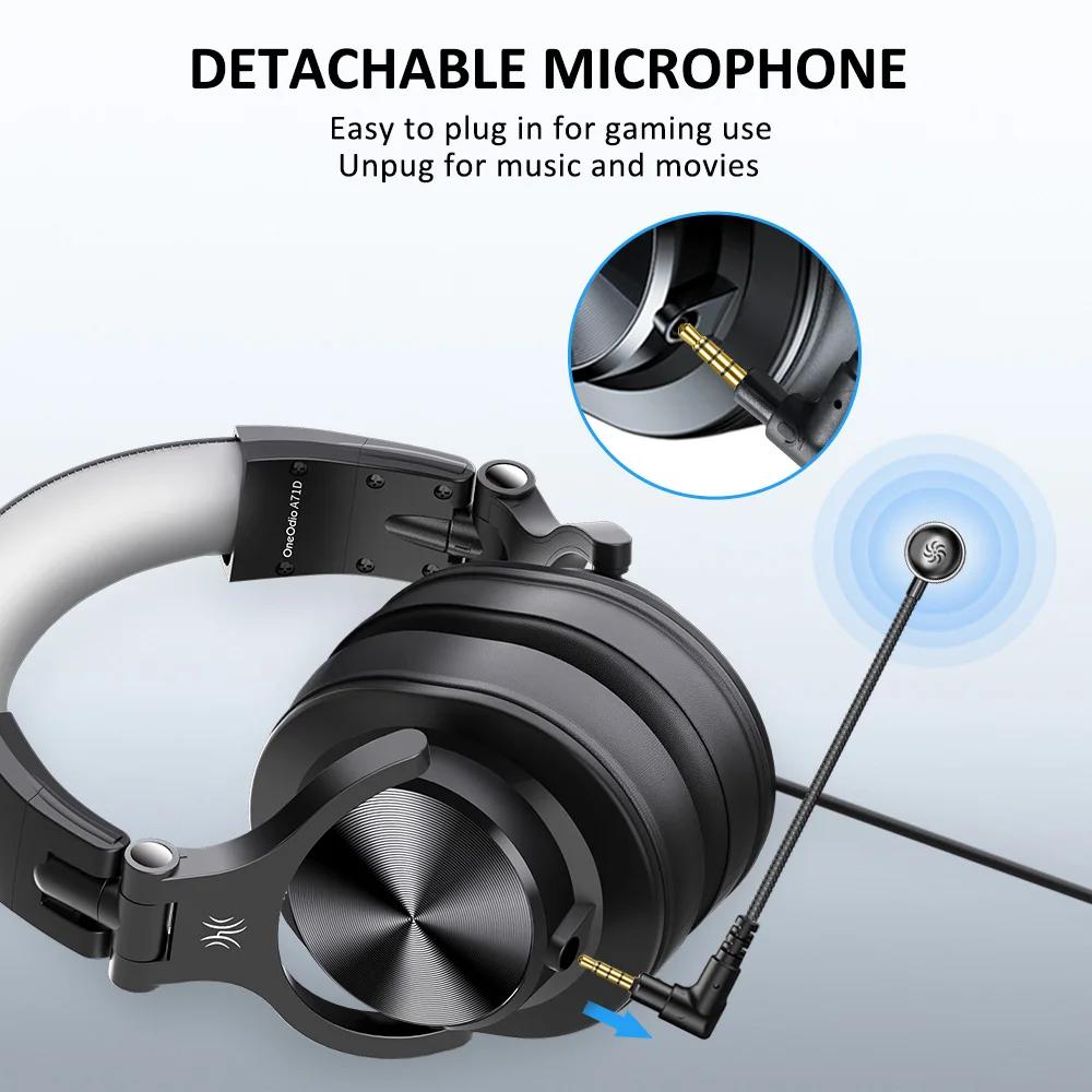 Oneodio – casque gaming de jeu filaire 3.5mm sur l'oreille avec Microphone détachable pour PC, ordin