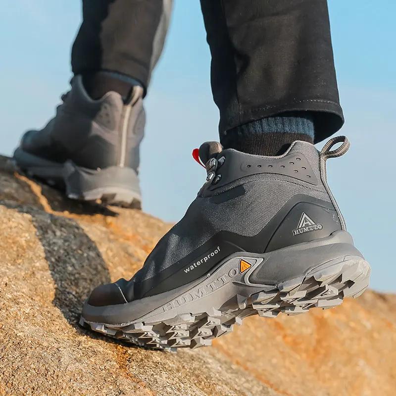 Chaussures randonnée HUMTTO hommes femmes - Bottes escalade camping chasse trekking montagne neige