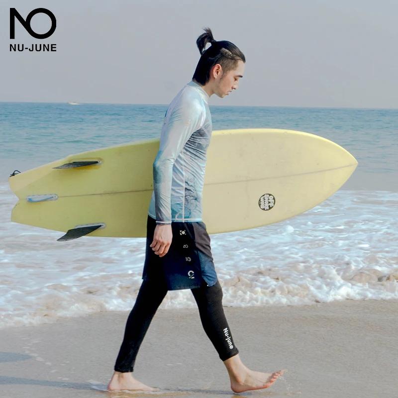 Maillot de bain manches longues homme - Chemise surf UV protection Rash Guard été natation