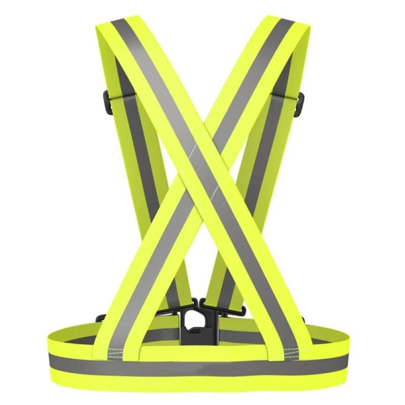 Gilet réfléchissant pour cyclisme nocturne - Sécurité running et sport d'extérieur automne